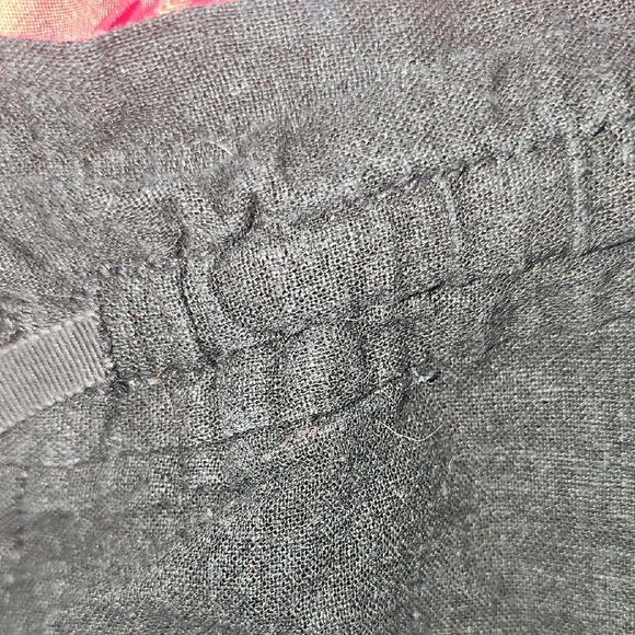 Old Navy Women's Charcoal High Waist Linen/Rayon Shorts Size 8 - Picture 3 of 8